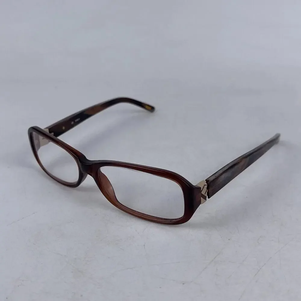 Furla Nora‎ VU4559 Womens Eyeglasses Frame Brown Plastic Full Rim 135mm